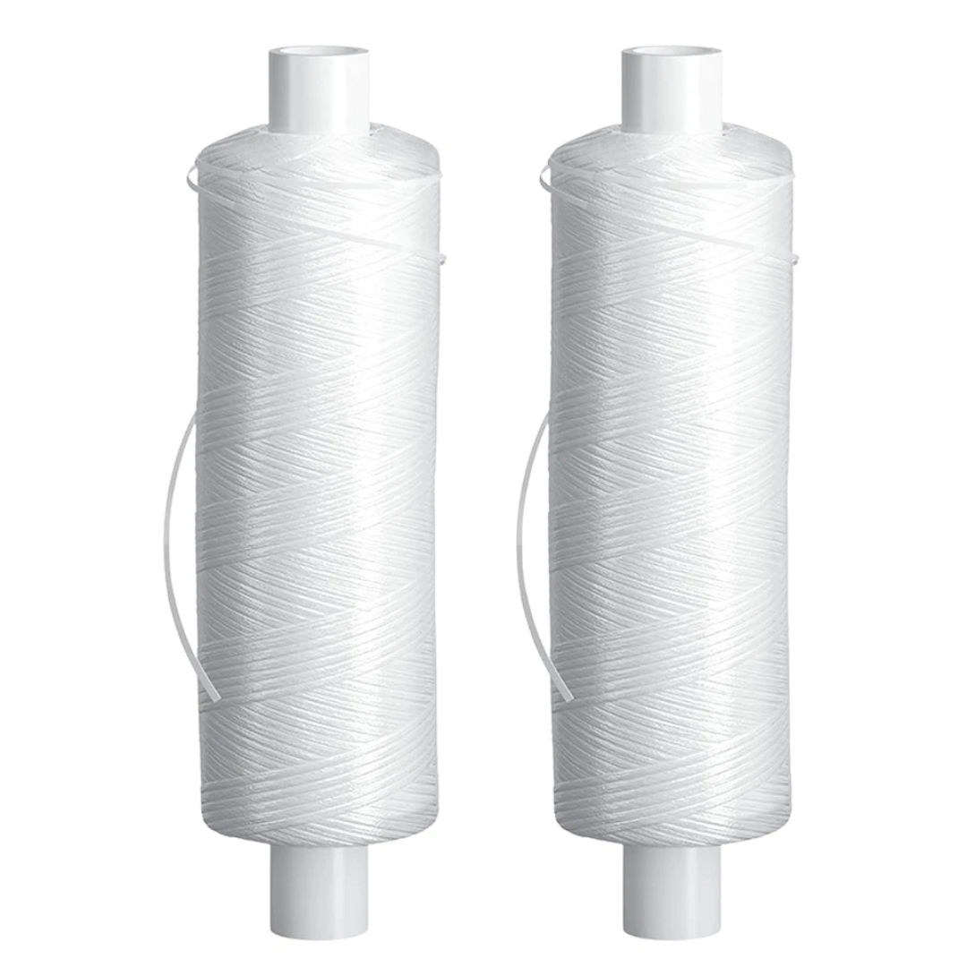 Oral-B Glide Floss Refills, 2 Spools - Unflavored, Micro Textured (New Version)
