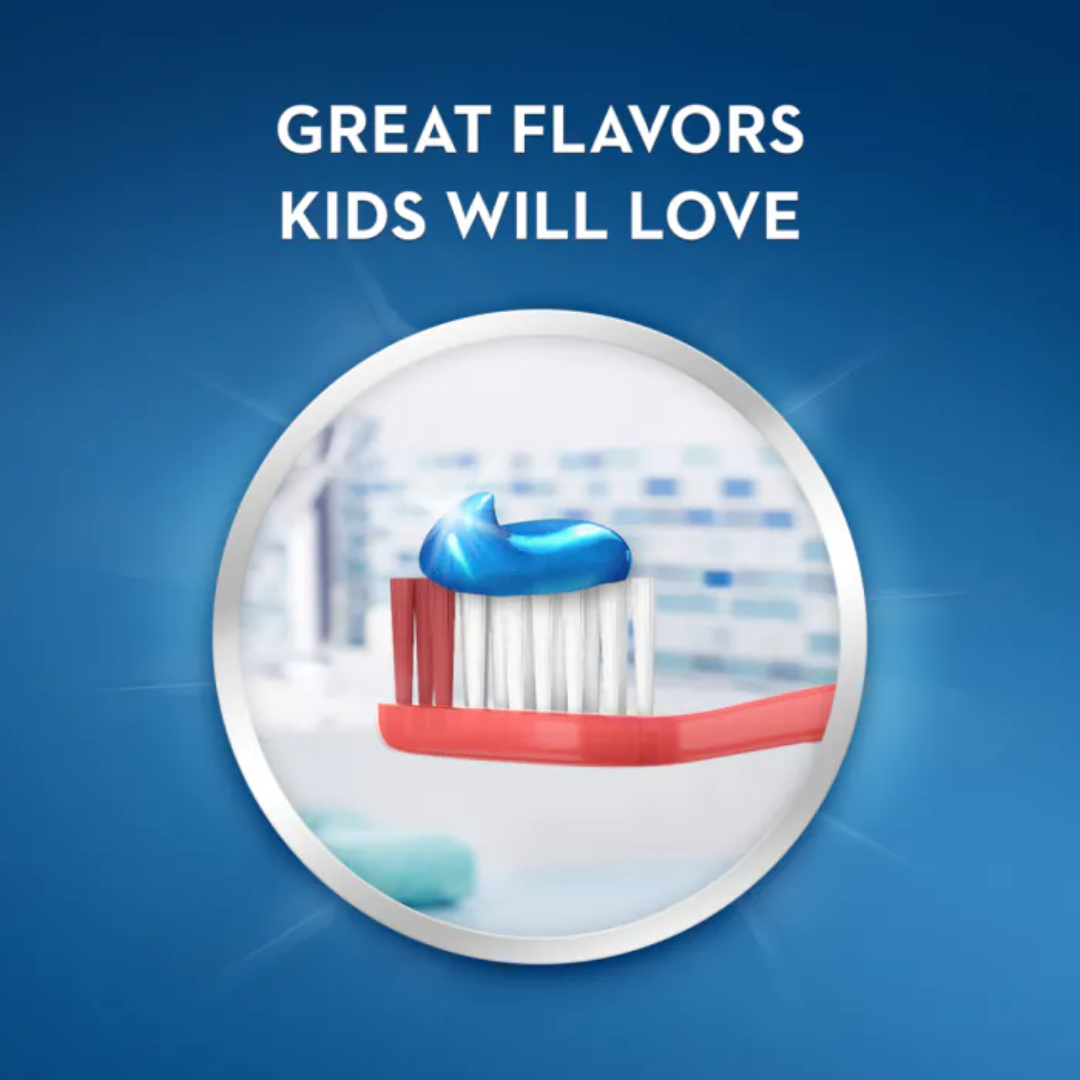 Crest Kids Sugar + Bacteria Shield Toothpaste 0.85oz: Strawberry Flavor Kids Travel-Sized Toothpaste