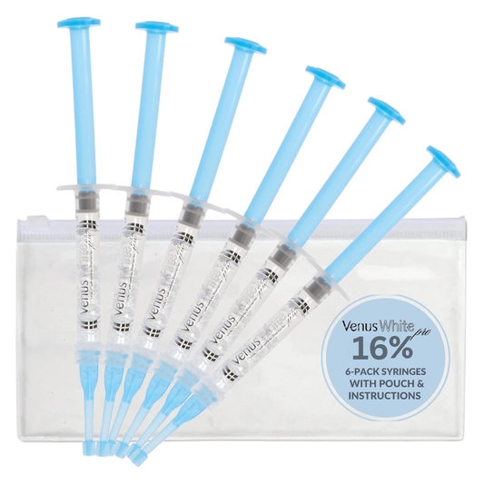 Venus White Pro 16% Carbamide Peroxide Teeth Whitening Gel: 1.2ml Syringe Refill Syringes