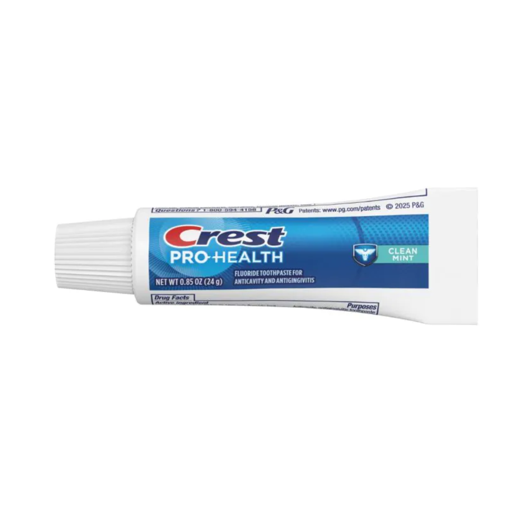 Crest Pro-Health Clean Mint Toothpaste 0.85oz: Adult Travel Sized Toothpaste