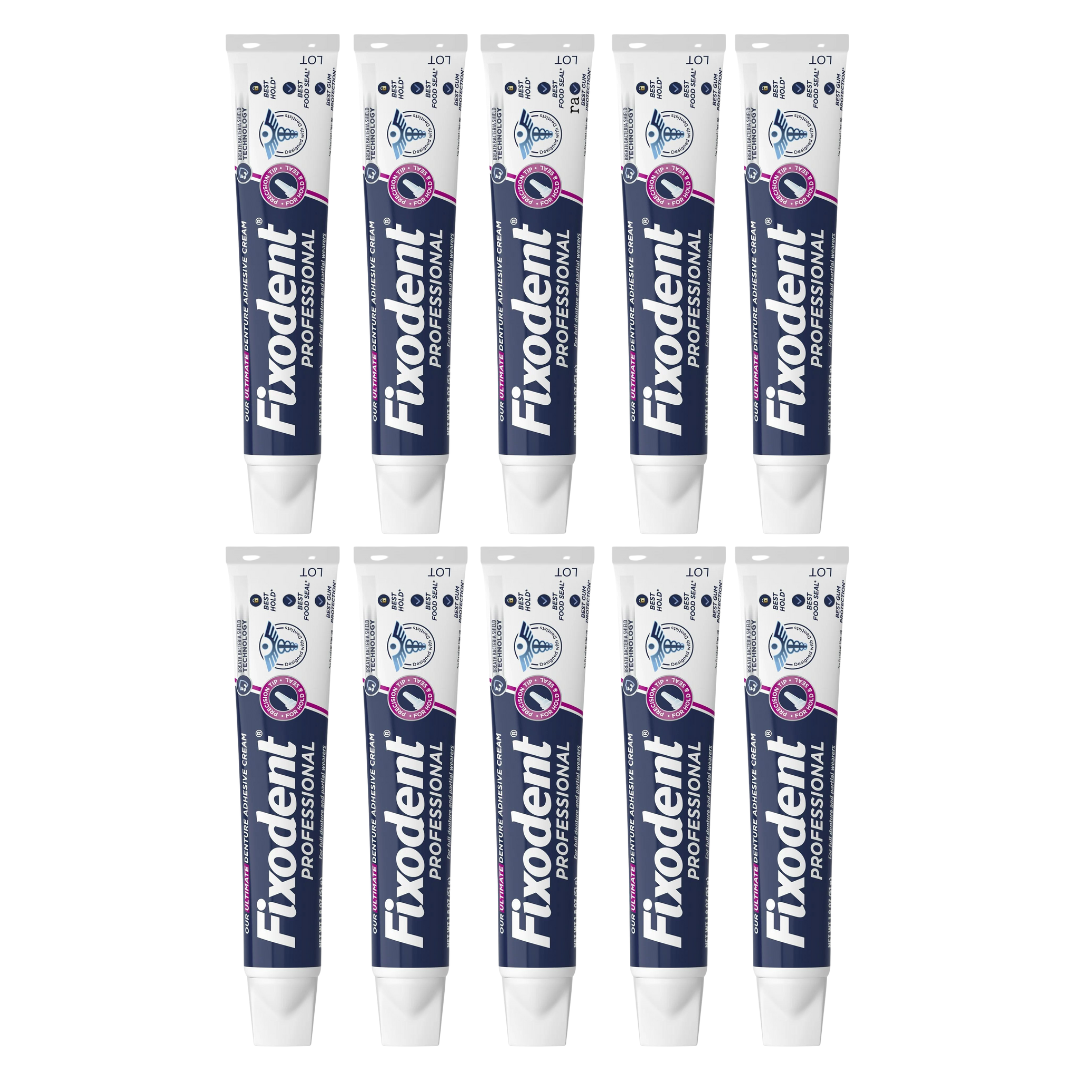 Fixodent Professional Denture Adhesive: Travel Sized/Pocket Sized Tubes, 0.35 oz