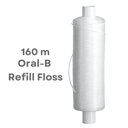 Oral-B Glide Floss Refills, 2 Spools - Unflavored, Micro Textured (New Version)